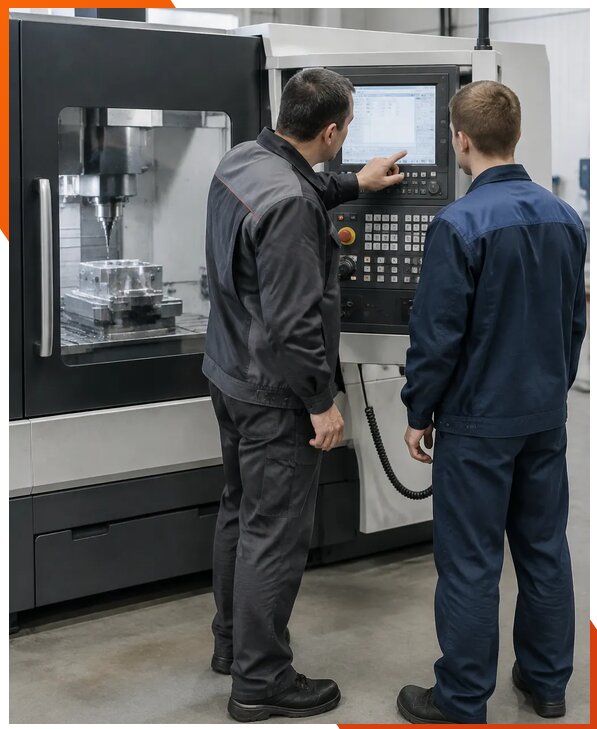 Обучение операторов ЧПУ на производстве в Мценске